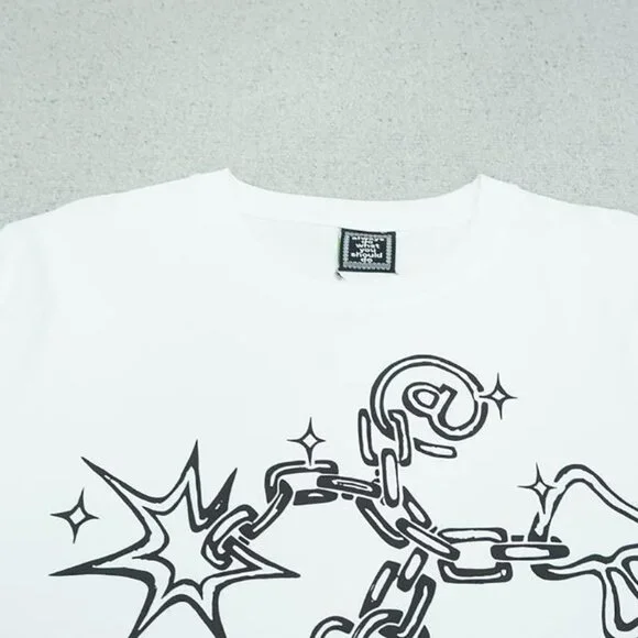 Always White Graphic Short Sleeve T Shirt